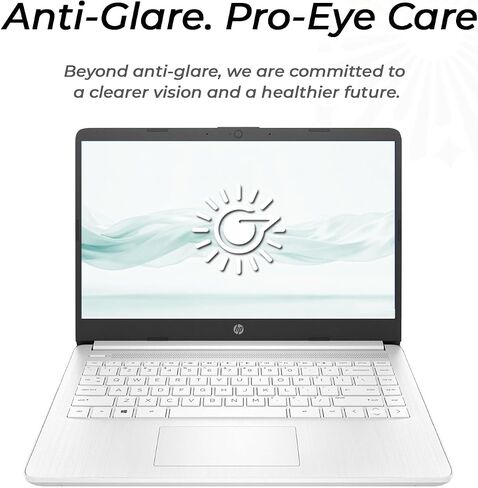 HP New Everyday Slim Laptop for Students | 2026 Edition | Microsoft Office 365 Included | Intel Core | 11.5 HRs Battery | Copilot AI | 4GB RAM, 64GB SSD | Snow White in Kuwait