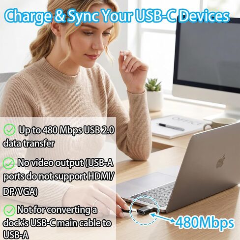 30 Pack USB to USB C Adapter, USB A Male to Type C Female in Saudi Arabia