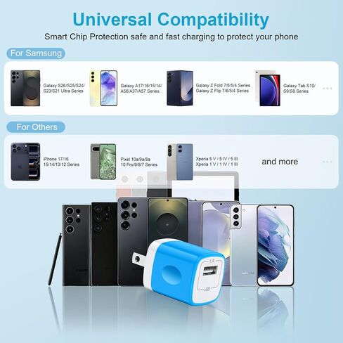 USB Charger Block 5V Power Adapter Outlet Plug One Port Wall Charger 5Pack in Kuwait