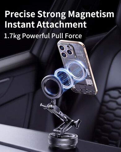 Car Phone & Camera Holder for Magsafe Dashboard Suction Cup Mount in Kuwait