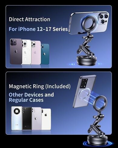 Car Phone & Camera Holder for Magsafe Dashboard Suction Cup Mount in Kuwait