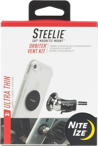 Nite Ize Steelie Vent Kit - Magnetic Cell Phone Holder for Car Vents - Phone Mount - Orbiter in Kuwait