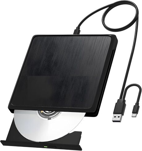 Fast External Disc Drive for Laptops with Plug Play and High-Speed Transfer Compact External Visual Drive in Kuwait
