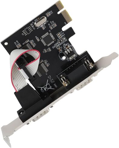 PCI Express RS232 Serial Card 2 Port PCIe Adapter for Desktop in Kuwait