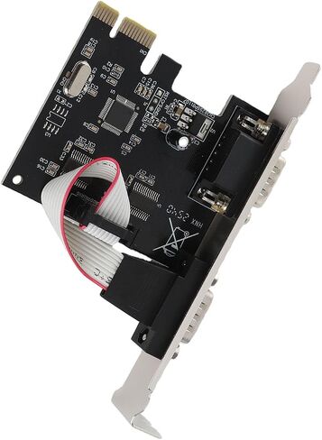 PCI Express RS232 Serial Card 2 Port PCIe Adapter for Desktop in Kuwait