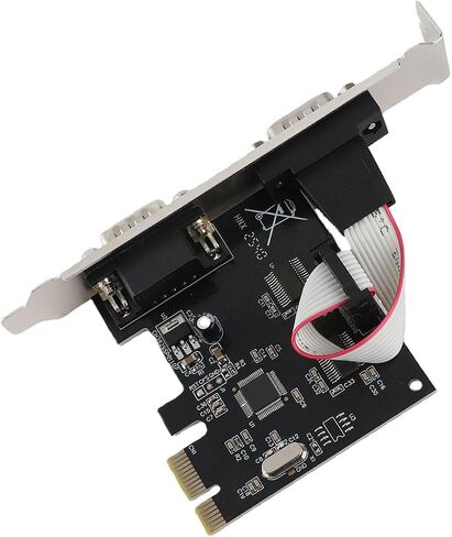 PCI Express RS232 Serial Card 2 Port PCIe Adapter for Desktop in Kuwait