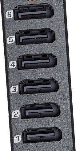 POCREATION Expansion Card 6 Port, PCIe 3.0 x2 16Gbps ASM1166 in Kuwait