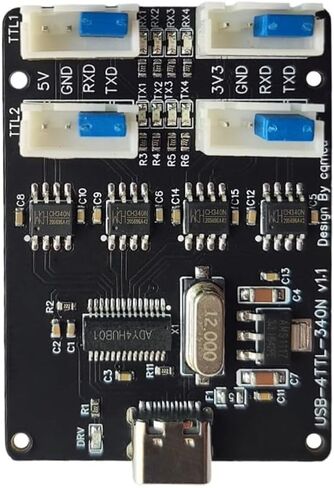 USB to TTL Serial Converter, 4-Channel UART Module with USB Interface in Kuwait