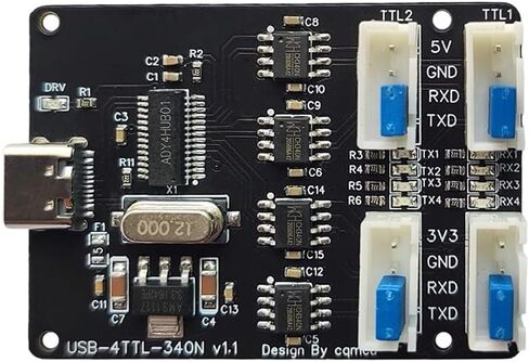 USB to TTL Serial Converter, 4-Channel UART Module with USB Interface in Kuwait