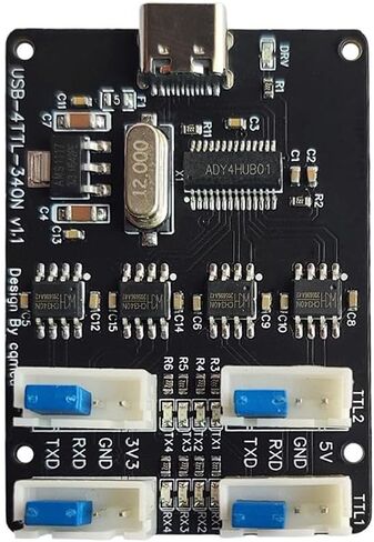 USB to TTL Serial Converter, 4-Channel UART Module with USB Interface in Kuwait