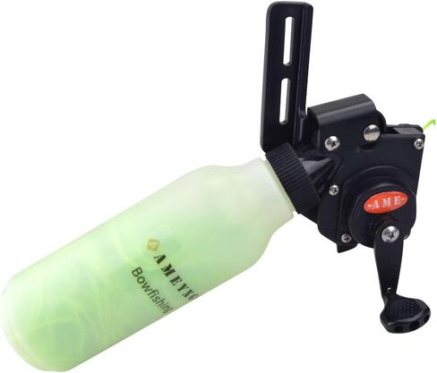AMEYXGS Bow Fishing Reel Bowfishing Tool Accessories with 40M Archery Hunting Fishing Rope for Fishing Arrows for Right Hand Compound Bow and Recurve Bows in Kuwait