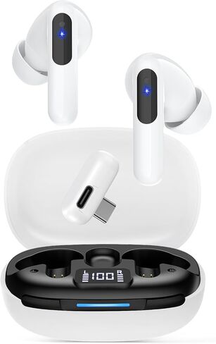 RYR Wireless Gaming Earbuds with Noise Cancelling Mic, 2.4Ghz & Bluetooth in Kuwait