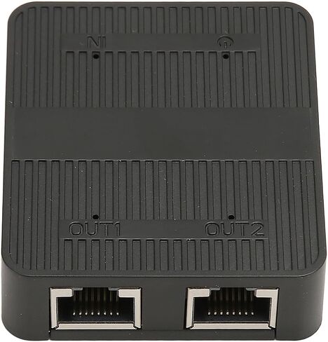 Ethernet Splitter RJ45 1 in 2 Out, 1000Mbps USB C Powered, Stable Waft LAN Splitter with USB Cable, Widely Compatible with Switch TV PC, Solves Connection Issues Due to Limited Ca in Kuwait