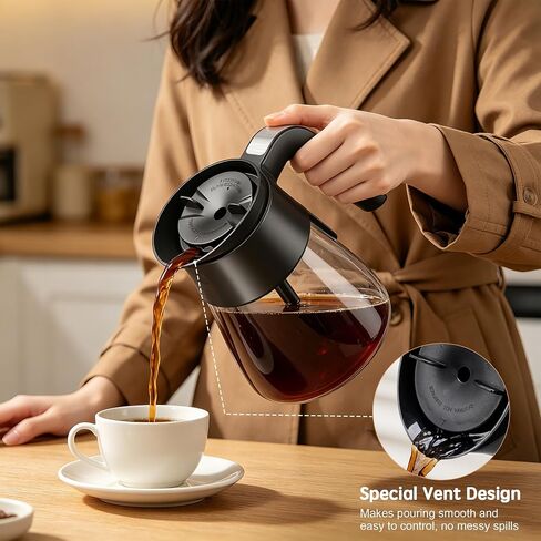 ENVTEK 10 Cup Replacement Coffee Pot Carafe for Ninja Coffee Maker in Kuwait