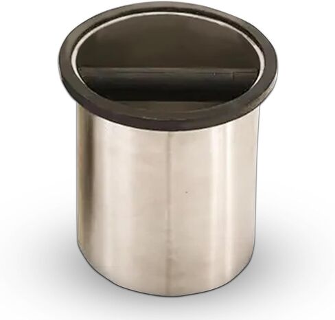 Rattleware Espresso Grounds Knock Box, Stainless Steel, 6 x 5.5 x 4-Inch in Kuwait