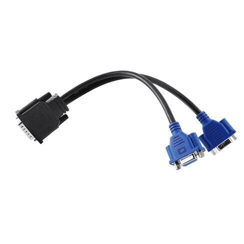 59 Pin Male to Dual VGA Adapter Cable for Monitors 25cm HighSpeed Pure Copper Splitter in Kuwait