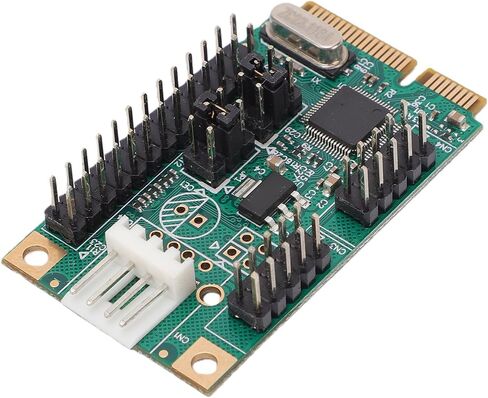 Karlak PCIe to 2 Serial Ports Controller Card High Speed Dual Serial Communication Expansion Card for and Systems in Kuwait
