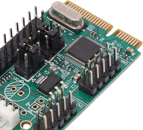 Karlak PCIe to 2 Serial Ports Controller Card High Speed Dual Serial Communication Expansion Card for and Systems in Kuwait