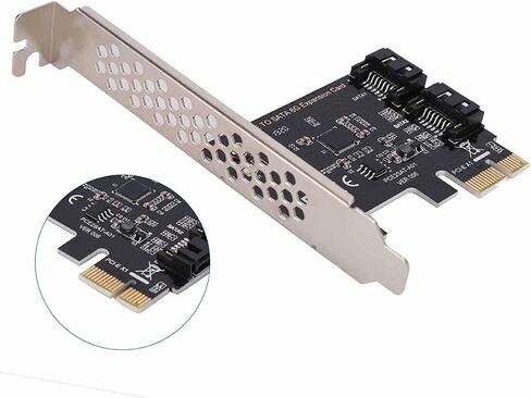 PCIE Cards 2 Port Expansion Adapter for HighSpeed III 6Gbps Performance in Large or Small Chassis in Kuwait