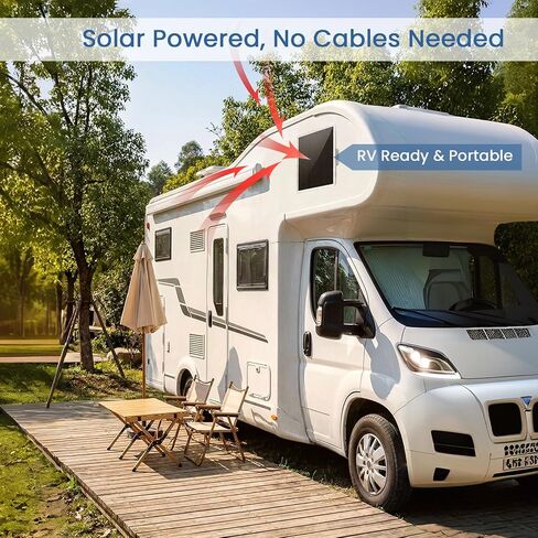 Solar WiFi Extender Outdoor Signal Booster, Solar-Powered WiFi Repeater Long Range 300FT Waterproof Wireless Signal Booster for Farm/Villa/Security Camera, Meshtastic Solar WiFi Extender in Kuwait