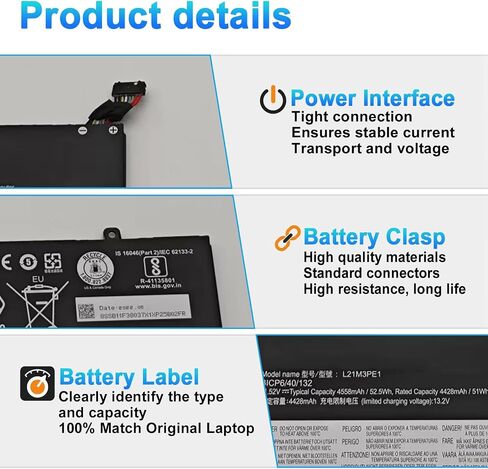 L21M3PE1 L21M3PE0 Laptop Battery for Lenovo IdeaPad Flex 5 14ALC7 in Kuwait