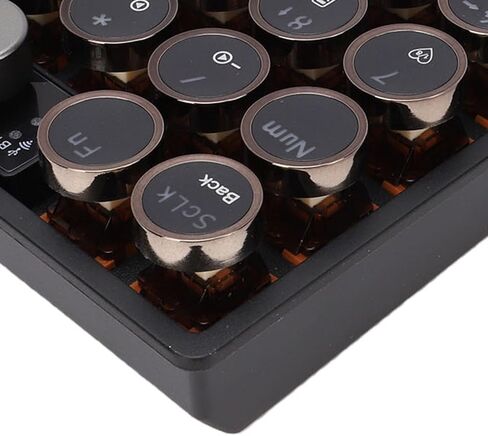 Asixxsix Wireless Gasket RGB Number Pad, 19 Keys Mechanical Numpad, Knob Control, 2.4GHz Bluetooth Portable Financial Accounting Rechargeable Numeric Pad for Laptop, PC in Kuwait
