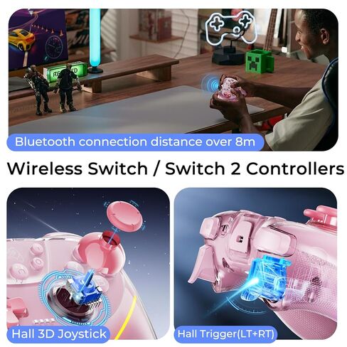 Wireless Controllers for Switch,Controller for Nintendo Switch/Lite/OLED in Kuwait