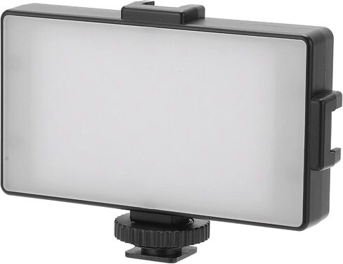 K104 Portable On Camera Double Light Temperature Fill Light for Live Streaming Black Plastic Light for Live Photography in Kuwait
