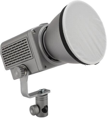 COB Video Light Portable 55W LED Handheld Dimmer for Outdoor Photography, 9000lx, 5600K - Silver in Kuwait