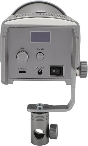 COB Video Light Portable 55W LED Handheld Dimmer for Outdoor Photography, 9000lx, 5600K - Silver in Kuwait
