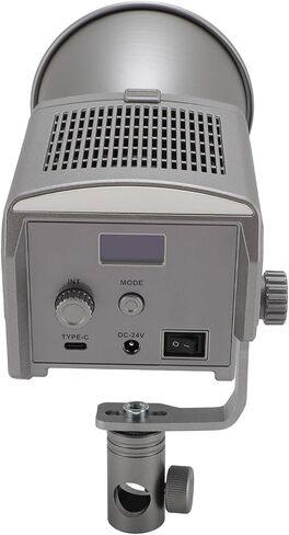 COB Video Light Portable 55W LED Handheld Dimmer for Outdoor Photography, 9000lx, 5600K - Silver in Kuwait