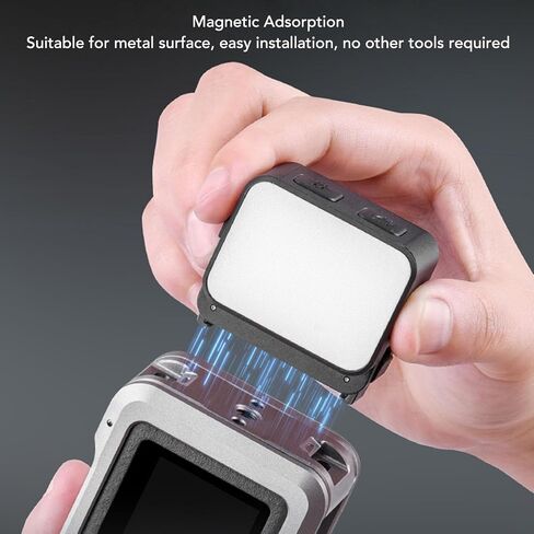 Magnetic Camera Light with Expansion Frame with Quick Disassembly and Adjustable Lighting Settings for Fill Light and Camera Portraits 3 in Kuwait