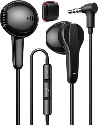 Wired Earbuds 3.5mm Headphones with Mic for Chromebook Laptop Computer in Kuwait