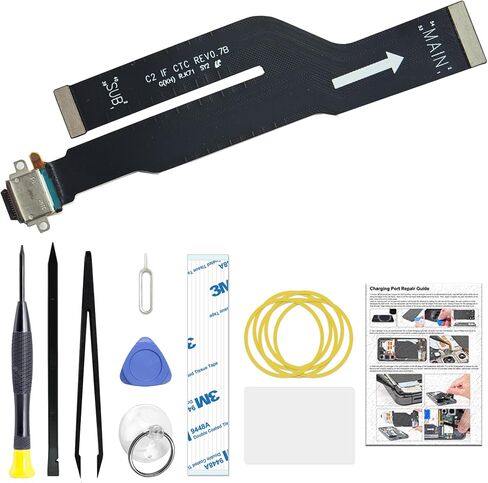 for Galaxy Note 20 Ultra 5G Charging Port Replacement US Version, USB-C Dock Board for Models SM-N986U SM-N986U1 SM-N986W, with Toolkit & Instruction in Kuwait