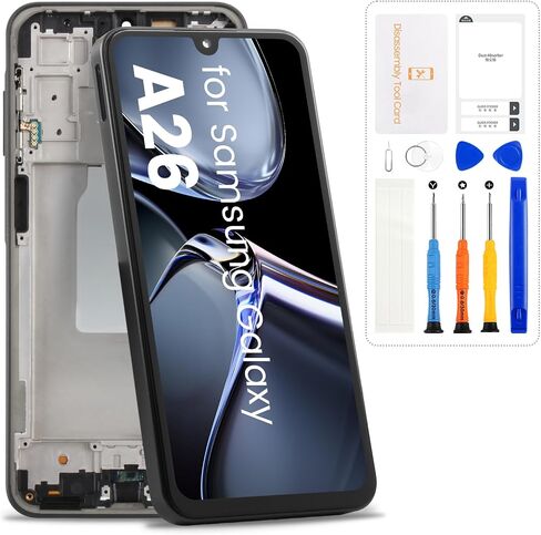 Screen Replacement for Samsung Galaxy A26 LCD with Frame in Kuwait