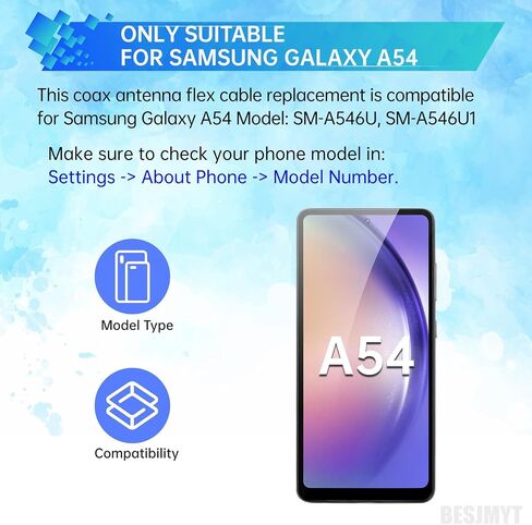 for Samsung Galaxy A54 Coax Antenna Flex Cable Replacement in Kuwait