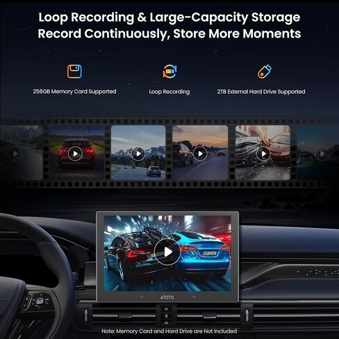 AHD 1080p Front Dash Camera with 30fps,Starlight Night Vision,WDR,136° Wide-Angle,G‑Sensor,Parking Mode, Loop Recording,GPS Track Playback,Only Compatible with V10/S8 GEN4 Series, AC-HN9FR in Kuwait