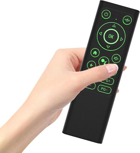 iPazzPort Aluminum Air Mouse with Mini Keyboard, RGB Backlit in Kuwait