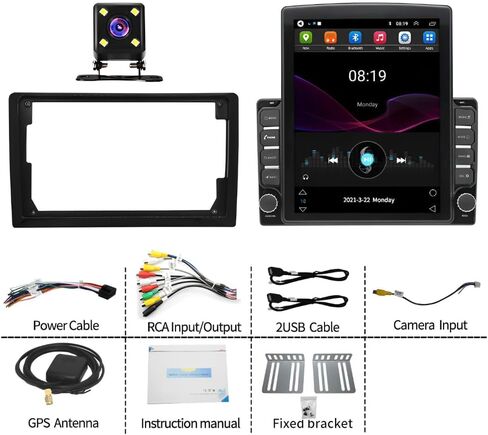 9.7 Inch Android 14 Car Stereo Radio for GMC Acadia 2013-2017 Touchscreen Head Unit with Wireless CarPlay & Android Auto,Bluetooth GPS Navigation Mirror Link Backup Camera FM DSP SWC,2G+32G in Saudi Arabia