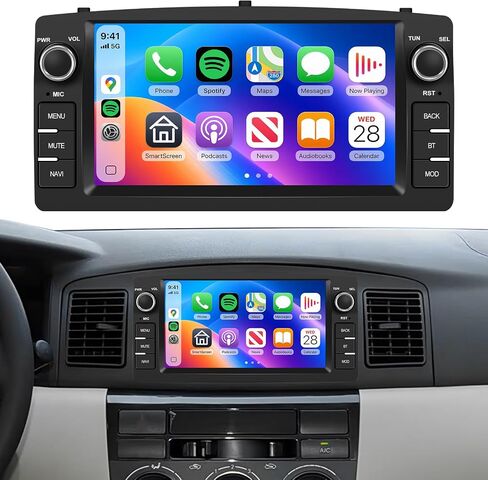 [4+64G] Android 15 Car Radio Stereo for Toyota Corolla E120 E130 2000-2008 in Kuwait