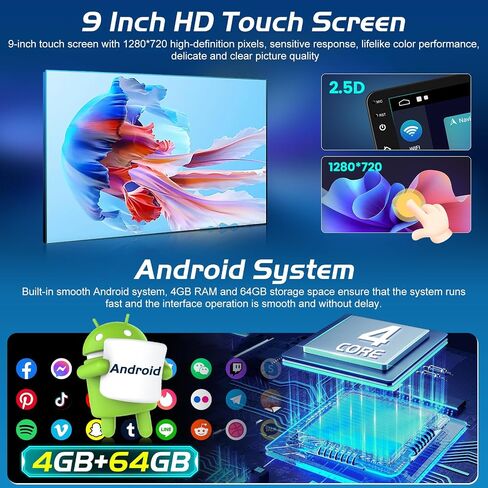 [4+64G] Android Car Radio for Toyota Avalon 2005 2006 20007 2008 2009 2010 in Kuwait