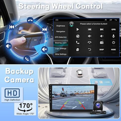 7in Car Radio for Ford Mustang 1994-2004 Stereo Backup Camera in Kuwait