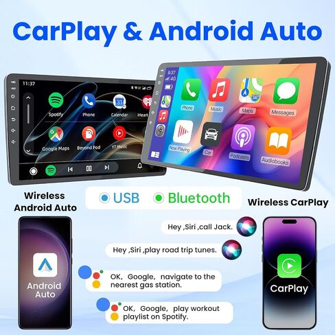 8Core Upgrade Car Radio for Subaru Forester WRX Impreza 2014-2015: 9 Inch HD Touchscreen Stereo with Wireless CarPlay Android Auto GPS Bluetooth Wi-Fi SWC FM RDS Backup Camera in Kuwait