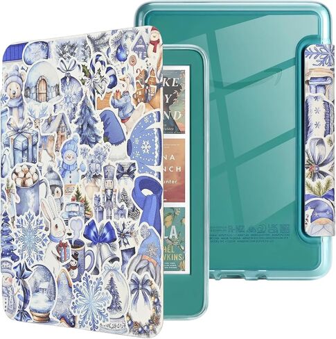 Case for All New 6 Inch Kindle 2024 and 2022 (11 Generation) - PU Leather Smart Cover, Auto Sleep and Wake, Hand Strap, Premium Protective Case for Kindle Basic, Funny Meme Bookish in Saudi Arabia