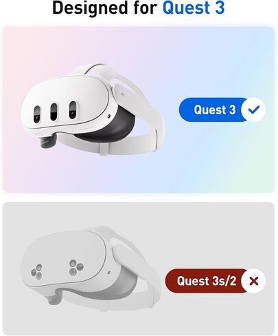 VR Myopia Glasses Lenses for Quest 3, Maxonar Lenses Insert Compatible with Meta Quest 3, Easy-to-Install, SPH:-2.00 in Kuwait