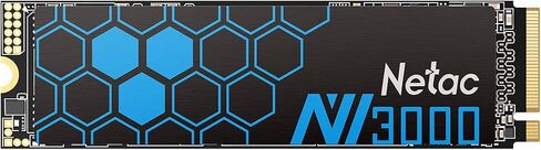 Netac 1TB NVMe PCIe Gen3x4 M.2 Internal Solid State Drive Up to 3,100 MB/s with Aluminum Heatspreader 300TBW, Built for Gaming in Kuwait