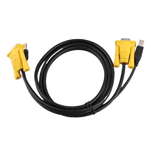 1.5M USB KVM Switch Cable Durable Multifunctional VGA Connector for PC and Computer Setup in Kuwait