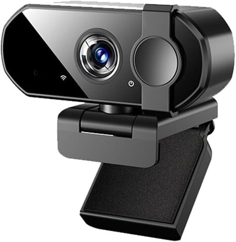 Webcam for PC, 1080P Streaming Camera, Web Camera for Desktop/Laptop Computer Webcam with Microphone, Plug and Play USB Web Cam, for Live Streaming, Video Calls in Kuwait
