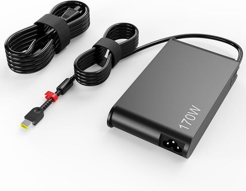 170W Slim Tip Charger Compatible with Lenovo Thinkpad 170W AC Adapter in Kuwait