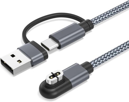 RUXELY 2-in-1 USB C Charging Cable for Shokz Headphone 1.2M 2Pack in Kuwait
